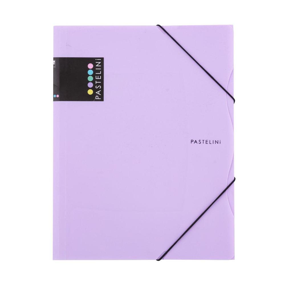 KARTON P+P desky s gumičkou PASTELINI A4 fialové